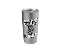This Song is Called Dinner Cat Music Stainless Steel Insulated Tumbler