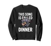 This Song Is Called Dinner Cat Music Sweatshirt