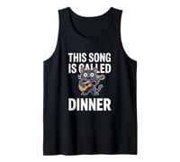 This Song is Called Dinner Cat Music Tank Top