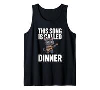 This Song is Called Dinner Cat Music Tank Top