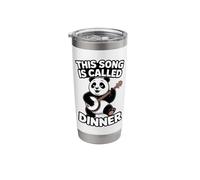 This Song is Called Dinner Panda Lover Stainless Steel Insulated Tumbler