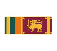This Sri Lanka Flag Keyboard and Mouse pad, 12x31.5 inches in Size, is Designed for Computers, Consoles, Offices, and is Also Suitable for Games and Study.