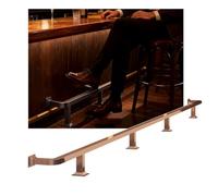 This Stainless Steel Foot Rail Kit for Bar Counter with Installation, Customizable Pub Kick Rail