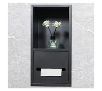 This Stainless SteelNiche Recessed Shampoo Holder Integrated Bathroom Storage Shelf SpaceSaving Orga for Toiletries and Waste Management Solutions