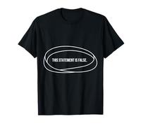 This Statement Is False Paradoxical Mobius Strip Puzzle T-Shirt