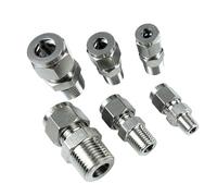 This Sturdy Stainless Steel Male Connector Features a Unique Design That Ensures Secure and Leak Resistant Plumbing Connections (1/4OD x 1/4NPT)