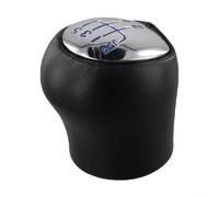 This stylish silver gear shift knob is perfectly adapted for various cars, providing comfort and visual appeal (blue)