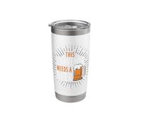 This Surveyor Needs Beer Land Surveyor Surveying Apparel Stainless Steel Insulated Tumbler