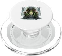 This Swamp Is My Kingdom Royal Mushroomcore Funny Frog Lover PopSockets PopGrip for MagSafe