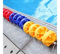 This Swimming Pool Safety Rope Float Kit - 1-10m Nylon Divider Line with Bright Floats for Deep & Shallow Water, Ideal for Pool Safety, Lifeguard Use & Swim Training