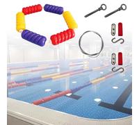 This Swimming Pool Safety Rope - Float Lane Divider, Buoy Line for Pool Parties, Waterways & Swim Training, Essential Equipment for Race Lane Separation & Pool Boundaries