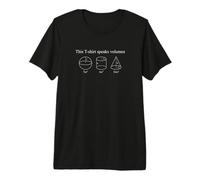 This T-Shirt Speaks Volumes | Nerdy Maths Science Geometry Premium T-Shirt