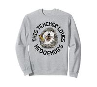 This Teacher Loves Hedgehogs, Back To School, Kindergarten Sweatshirt