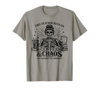This Teacher Runs on Coffee & Chaos T-Shirt