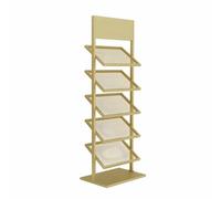 This Tile Display Rack, Floor Standing Shelf for Markets and Craft Shows, Portable Wire Grid Panel for Retail Store and Vendor Booth