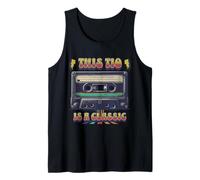 This TIO is A Classic Cassette Tape Retro Music Mixtape Tank Top