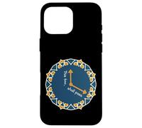 This Too Shall Pass Clock Design - Famous Quotes Case for iPhone 16 Pro Max
