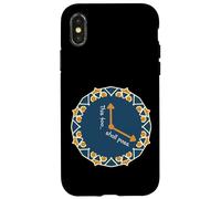 This Too Shall Pass Clock Design - Famous Quotes Case for iPhone X/XS