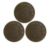 This Too Shall Pass Reminder Coin, Tree of Life Coin Nordic Mythology Talisman, Pocket Hug Token, Challenge Coins Medallion Inspirational Gifts (Bronze, 3Pcs)