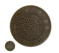 This Too Shall Pass Reminder Coin, Tree of Life Coin Nordic Mythology Talisman, Pocket Hug Token, Challenge Coins Medallion Inspirational Gifts (Bronze, 1Pcs)