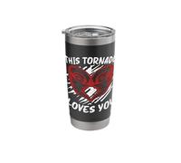 This Tornado Loves You Weather Enthusiast Storms Tornadoes Stainless Steel Insulated Tumbler