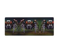 This Tropical Rainforest Spiders Keyboard and Mouse pad, 12x31.5 inches in Size, is Designed for Computers, Consoles, Offices, and is Also Suitable for Games and Study.