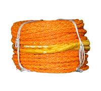 This UHMWPE Boat Anchor Rope 50-260 Tons Breaking Strength Heavy Duty Hawser Marine Rope for Docking, Anchoring, Securing, Towing Lifting, Sold By the Meter(45MM 110Tons)