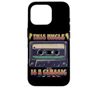 This Uncle Is A Classic Cassette Tape Retro Music Mixtape Case for iPhone 16 Pro
