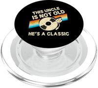 This Uncle Is Not Old Hes A Classic Retro Birthday Vinyl PopSockets PopGrip for MagSafe