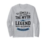 This Uncle is The Man The Myth The Legend 100% Authentic One Long Sleeve T-Shirt