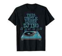 This Uncle Loves DJ'ing, DJ Music Producer Musician T-Shirt