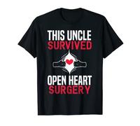 This Uncle Survived Open Heart Surgery Get Well Soon Men T-Shirt
