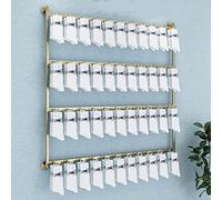This versatile accessory display rack is crafted from durable iron and comes in various sizes to suit your needs: L60*W3*H100CM with 20 hooks, L80*W3*H100CM with 28 hooks, L100*W3*H100CM wit