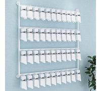 This versatile accessory display rack is crafted from durable iron and comes in various sizes to suit your needs: L60*W3*H100CM with 20 hooks, L80*W3*H100CM with 28 hooks, L100*W3*H100CM wit