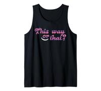 This Way or That Cheshire Grinning Cat Alice in Wonderland Tank Top