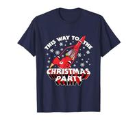 This Way to The Christmas Party Thunderbird 3 T-Shirt