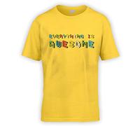 This Way Up Everything is Awesome Kids T-Shirt [Daisy Medium]