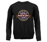 This Way Up Limited Edition 63rd Birthday Made in 1963 British Parts Sweater [Black XXL]