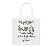 This Weekend's Forecast Knitting Regular Tote Bag