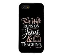 This Wife Runs On Jesus And Teaching Case for iPhone SE (2020) / 7/8