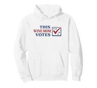 This Wine Mom Votes Election Civic Duty Voting Pullover Hoodie