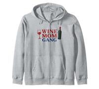 This Wine Mom Votes Election Civic Duty Voting Zip Hoodie