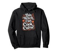 This Witch Can Cook and Curse Halloween Pullover Hoodie