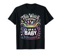This Witch is Brewing Up a Baby Funny Pregnancy Gift T-Shirt