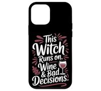 This Witch Runs on Wine and Bad Decisions Halloween Case for iPhone 12 mini