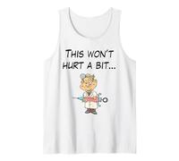 This Won’t Hurt a bit Funny Doctor with a Huge Needle Tank Top