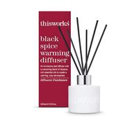 This Works Black Spice Reed Diffuser, 100ml - Warming Cinnamon, Clove & Orange Essential Oils, Home Fragrance