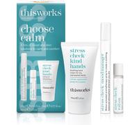 This Works Choose Calm: The Stress Relieving Trio, A Moisturising Hand Cream with Shea Butter and Essential Oils, Mood Boosting Spray and