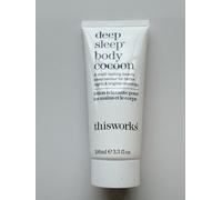 This Works Deep Sleep Body Cocoon 100ml Foil Sealed Relaxing Lotion Hands & Body