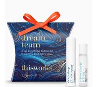 This Works Dream Team Gift Set - Travel Size Deep Sleep Pillow Spray Infused with Lavender & Vetivert to Aid Sleep - Stress Check Rollerball with Lavender & Ylang Ylang Essential Oils
